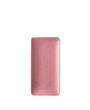 Bauscher Purity Pearls Pink Rectangular   180 x 90mm 7⅛ x 3½"   - Case Qty - 12