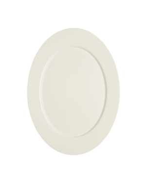 Bauscher Purity White Rimmed Oval   331 x 245mm 13 x 9⅗"   - Case Qty - 6