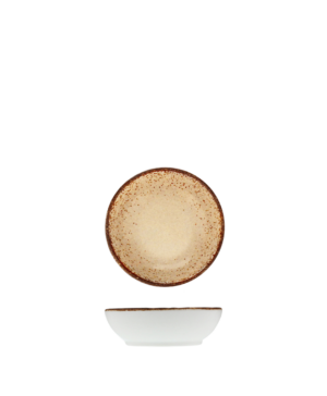 Bauscher Modern Rustic Natural Sand Dip   80mm 3⅛"   - Case Qty - 24