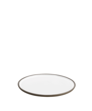 Bauscher ReNew White Walled Flat   220mm 8⅔"   - Case Qty - 6