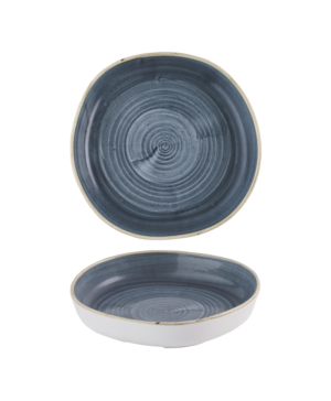 Churchill China Stonecast Blueberry Organic Walled   230mm 9"   - Case Qty - 6