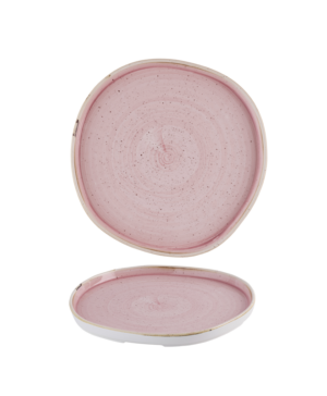 Churchill China Stonecast Petal Pink Organic Walled   255mm 10"   - Case Qty - 6