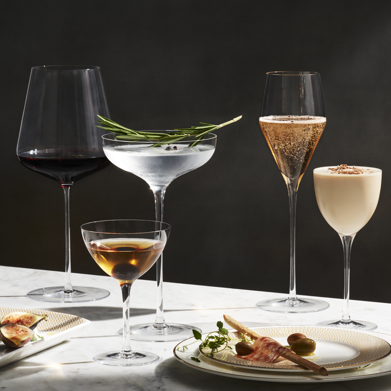 Case of on sale champagne flutes