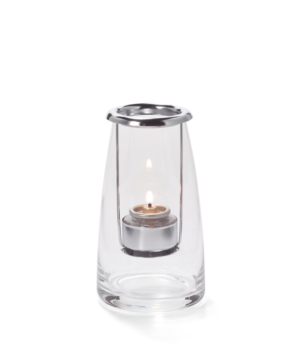 Hollowick Lighthouse Clear Tealight Holder   83mm(d) x 151mm(h)    - Case Qty - 12