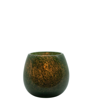 Hollowick Art Emerald Glass Votive   89mm(d) x 102mm(h)    - Case Qty - 12