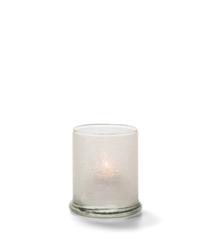 Hollowick Columns Clear Ice Votive   76mm(d) x 92mm(h)    - Case Qty - 12