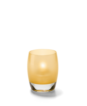 Hollowick Contour Satin Gold Votive   76mm(d) x 95mm(h)    - Case Qty - 12