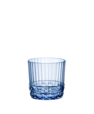 Bormioli Rocco America '20s Rocks - Sapphire Blue 300ml 10⅛oz     - Case Qty - 24