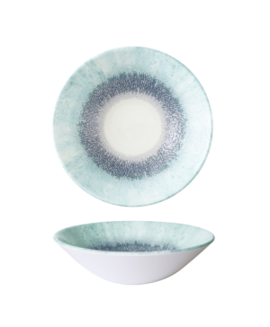 Churchill China Studio Prints Fusion Aquamarine Deep Coupe   222mm 8¾"   - Case Qty - 6