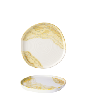 Churchill China Tide Gold Organic Walled   210mm 8¼"   - Case Qty - 6