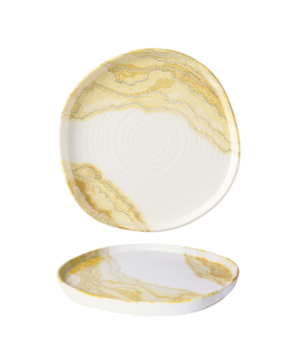 Churchill China Tide Gold Organic Walled   250mm 10"   - Case Qty - 6