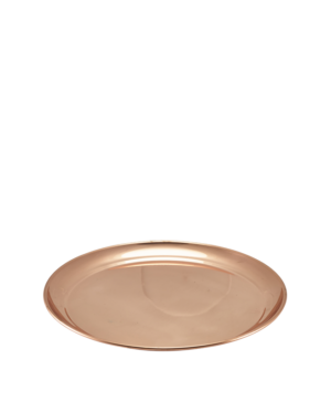 Genware Stainless Steel Trays Copper Plated   300mm 11⅘”   - Case Qty - 1
