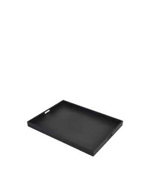 Genware Butler Trays Black   490 x 385mm 19¼ x 15"   - Case Qty - 1