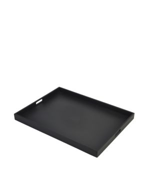 Genware Butler Trays Black   640 x 480mm 25⅛ x 18⅞"   - Case Qty - 1