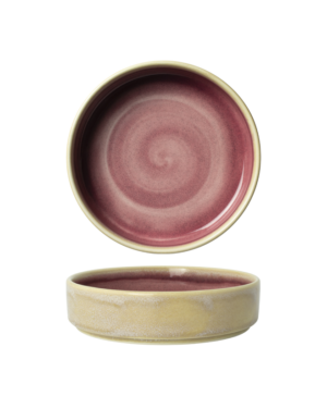 Steelite International Aurora Vesuvius Rose Quartz Stacking Deep Tray /   165mm 6½"   - Case Qty - 12