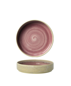 Steelite International Aurora Vesuvius Rose Quartz Stacking Deep Tray /   135mm 5½"   - Case Qty - 12