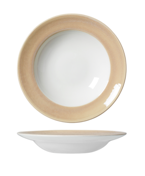 Steelite International Revolution Edge Sandstone Harmony Soup   240mm 9½"   - Case Qty - 12