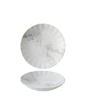 Churchill China Alchemy Smoke Abstract Grey Coupe   210mm 8¼"   - Case Qty - 6