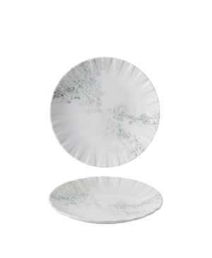Churchill China Alchemy Smoke Abstract Grey Coupe   235mm 9⅓"   - Case Qty - 6