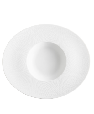 Degrenne Graphique Blanc Classique Oval Gourmet   320 x 270mm 12⅗ x 10⅗"   - Case Qty - 3