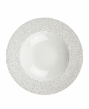 Churchill China Viana Prints Charcoal Grey Wide Rim   280mm 11"   - Case Qty - 12
