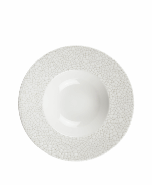 Churchill China Viana Prints Charcoal Grey Wide Rim   240mm 9½"   - Case Qty - 12