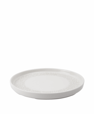 Churchill China Viana Prints Charcoal Grey Chefs' Walled Plates        260mm 10¼" - Case Qty 6