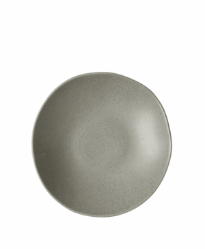Churchill China Stonecast Peppercorn Grey Natural Organic Coupe   220mm 8⅝"   - Case Qty - 6