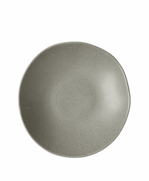 Churchill China Stonecast Peppercorn Grey Natural Organic Coupe   250mm 9⅞"   - Case Qty - 6