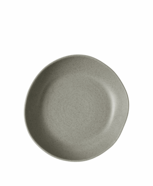 Churchill China Stonecast Peppercorn Grey Natural Organic Deep Coupe   215mm 8½"   - Case Qty - 6
