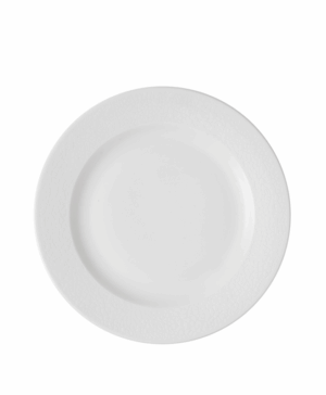 Churchill China Viana White Footed Plates        261mm 10¼" - Case Qty 12