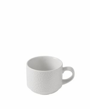 Churchill China Viana White Stacking Tea 220ml 8oz     - Case Qty - 12